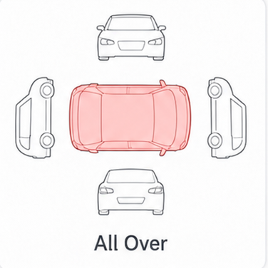 Vehicle damage: All Over