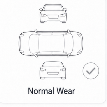 Повреждение автомобиля: Normal Wear