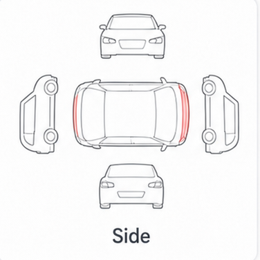 Повреждение автомобиля: Side